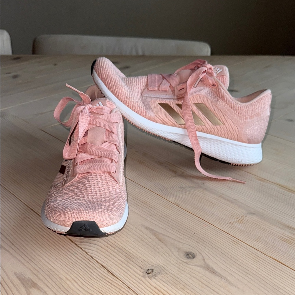 Adidas Edge Lux Blush Pink Athletic Sneakers